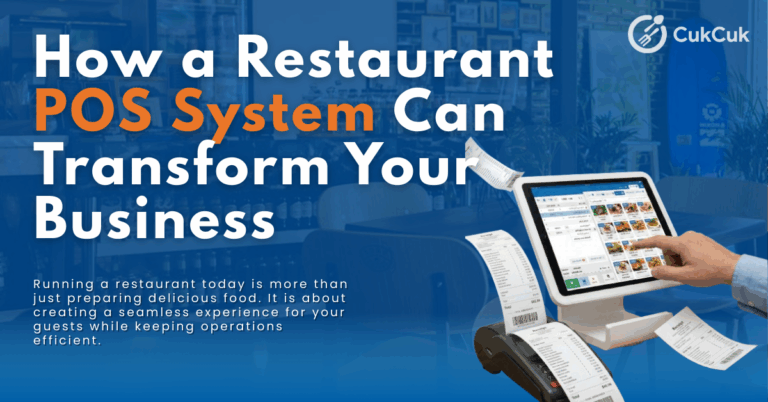 POS touchscreen interface showing menu customization and modifiers in a restaurant theme philippines | CUKCUK POS Philippines
