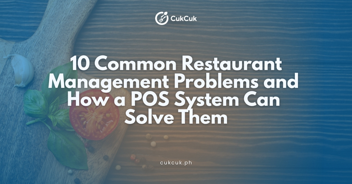 restaurant management problems